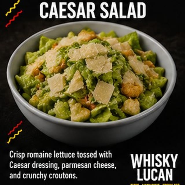 Ensalada Caesar.
