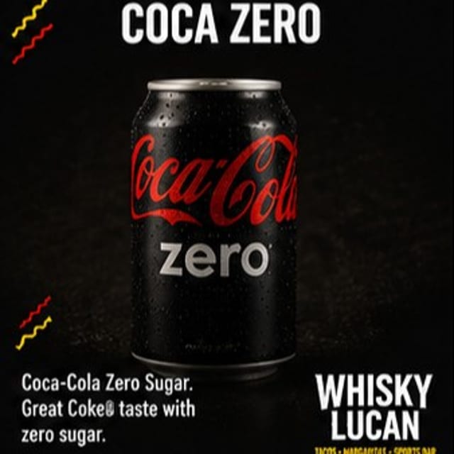 Coca Zero Lata.