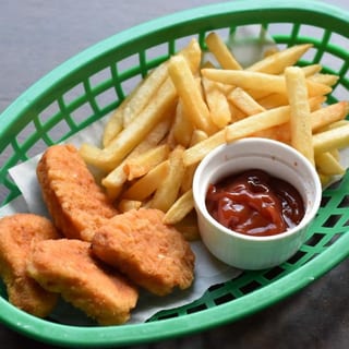 Chicken Nuggets with fries